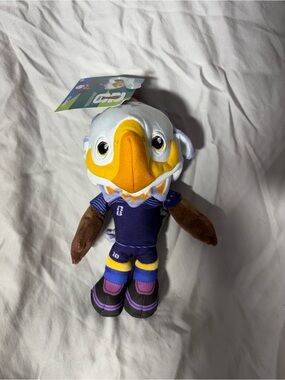 FIFA Plush Eagle Bird Mascot Toy - White & Yellow